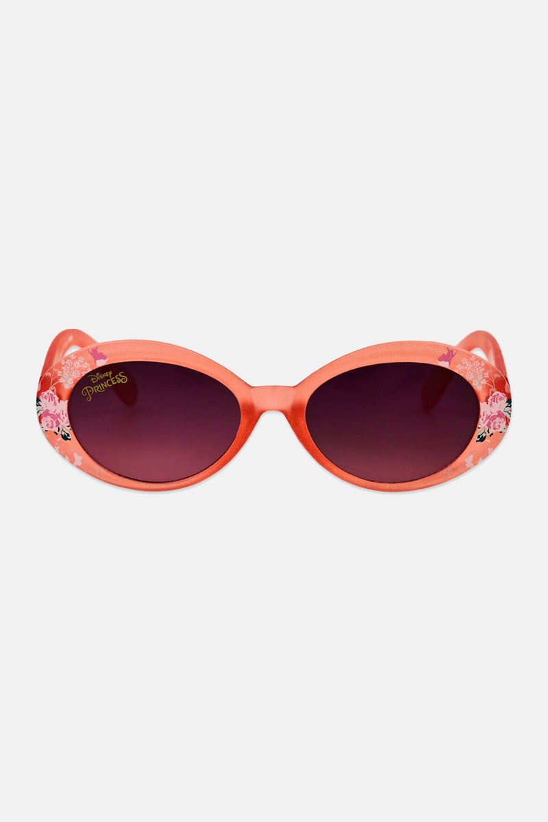 Disney Kids Girl Princess Oval Sunglasses, Pink - Image 1