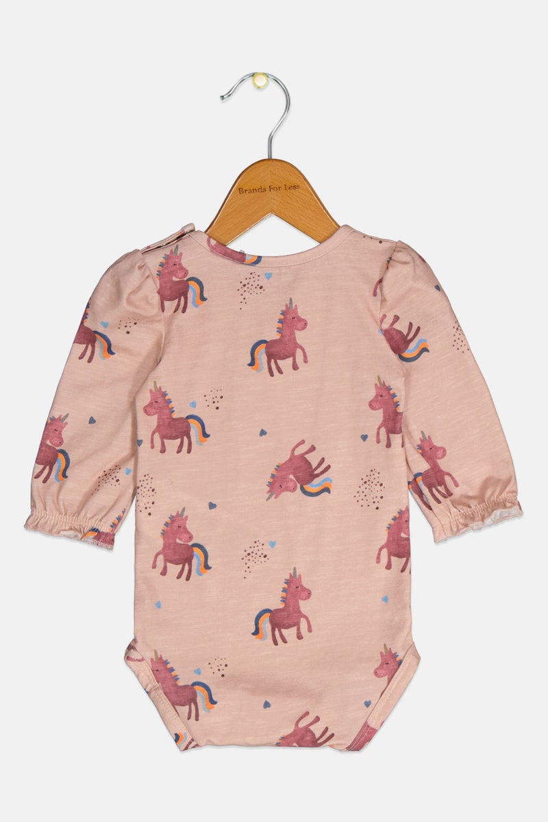 NAME IT Toddlers Girl Long Sleeve Animal Print Bodysuit, Multicolor - Image 2