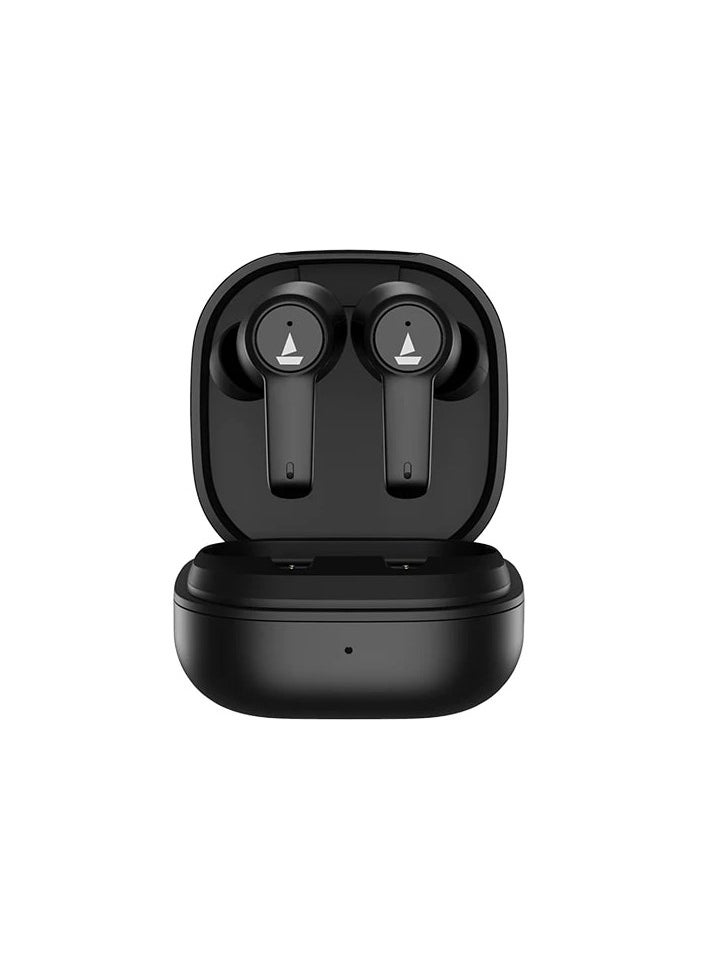 Airdopes 411 ANC Noise-Cancelling Earbuds with 10mm Drivers, ASAP™ Charge Technology, Up to 25dB ANC, ENx™ Technology, 17.5 Hours Playback
