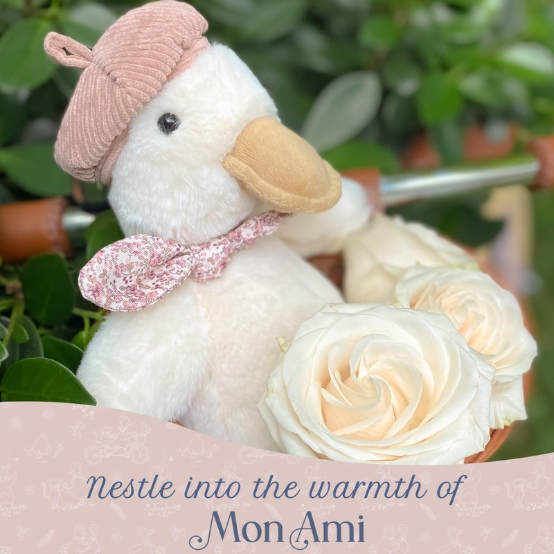 MON AMI Colette The Duck 11.5-Inch Stuffed Animal for Boys & Girls | Soft Duck Plush Toy | Cute Playtime Companion | Nursery & Room DÃ©cor | Gift for Birthdays & Showers - Image 4