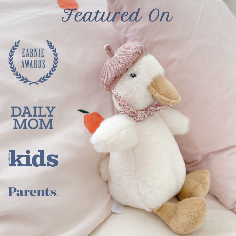 MON AMI Colette The Duck 11.5-Inch Stuffed Animal for Boys & Girls | Soft Duck Plush Toy | Cute Playtime Companion | Nursery & Room DÃ©cor | Gift for Birthdays & Showers - Image 5