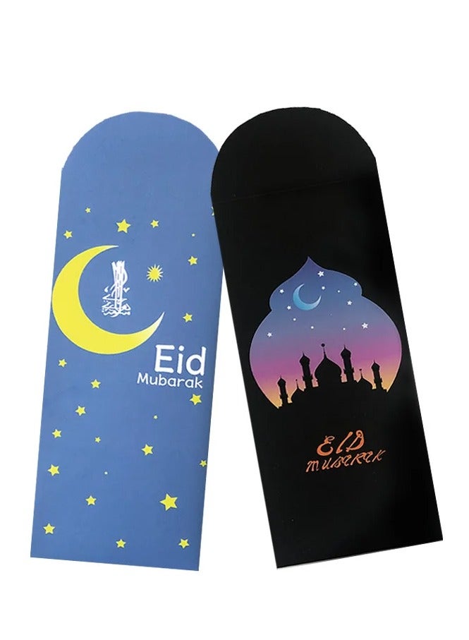 6 قطع من مظاريف النقود الورقية لعيد مبارك، محافظ ورقية نقدية، حزمة نقود1-1 - Image 4