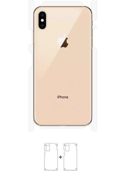 Wrapsol iPhone Xs Max Back Side Protective Shock Absorbing Polyurethane Film Made in America  - Image 1