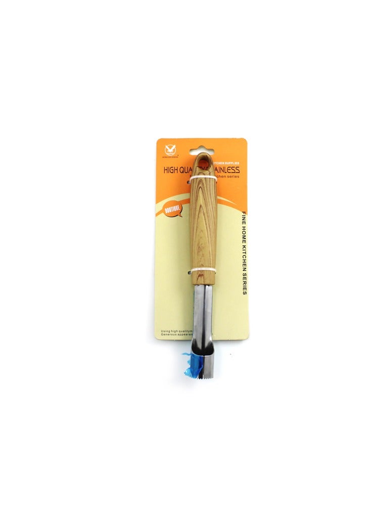 AL QADAH مزيل نواة الفاكهة من الفولاذ المقاوم للصدأ ومقبض بلاستيكي - Image 3