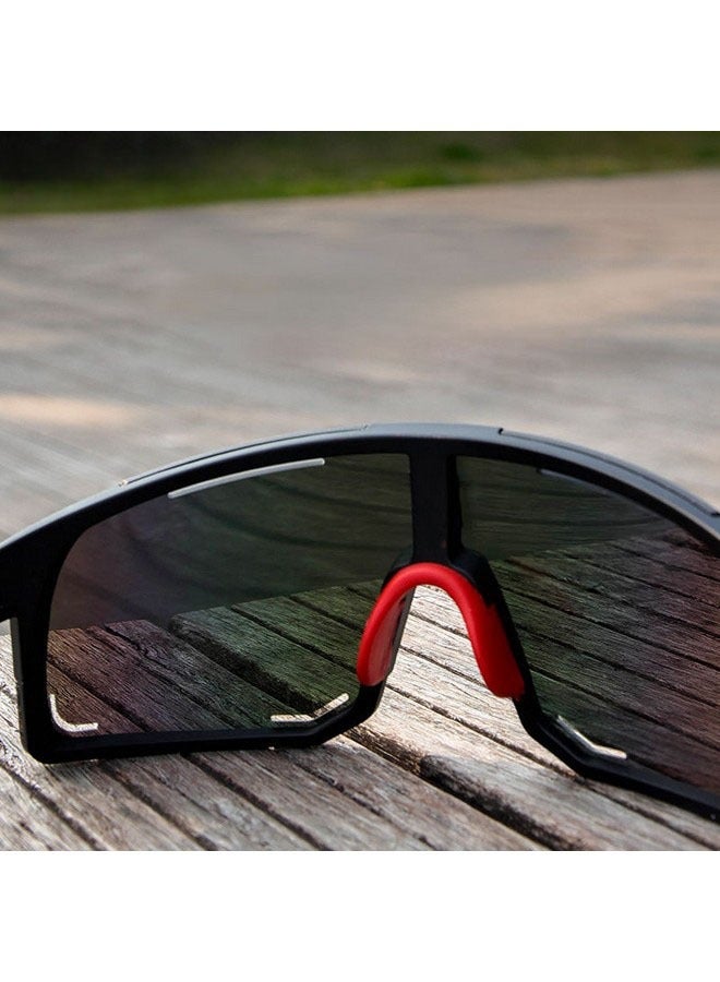 Beauenty Cycling Glasses UV Protection Sports Sunglasses, Bicycle Windproof Glasses Bike Goggles, Professional Goggles for Riding Running Hiking Mountaineering Fishing Outdoor Activities - Image 5