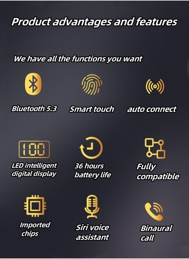 Generic New JX80 Bluetooth headset, bone conduction headset, in-ear, mini, comfortable, sports and gaming, universal noise-cancelling Bluetooth headset  - Image 4