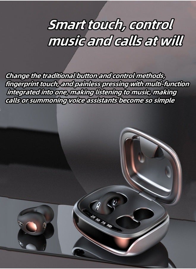 Generic New JX80 Bluetooth headset, bone conduction headset, in-ear, mini, comfortable, sports and gaming, universal noise-cancelling Bluetooth headset  - Image 3