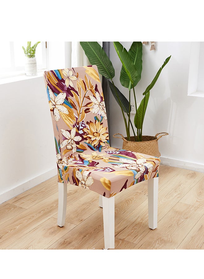 Dust Proof Dining Chair Cover Set Flore Printed Bohemian Chair Cover - Image 1
