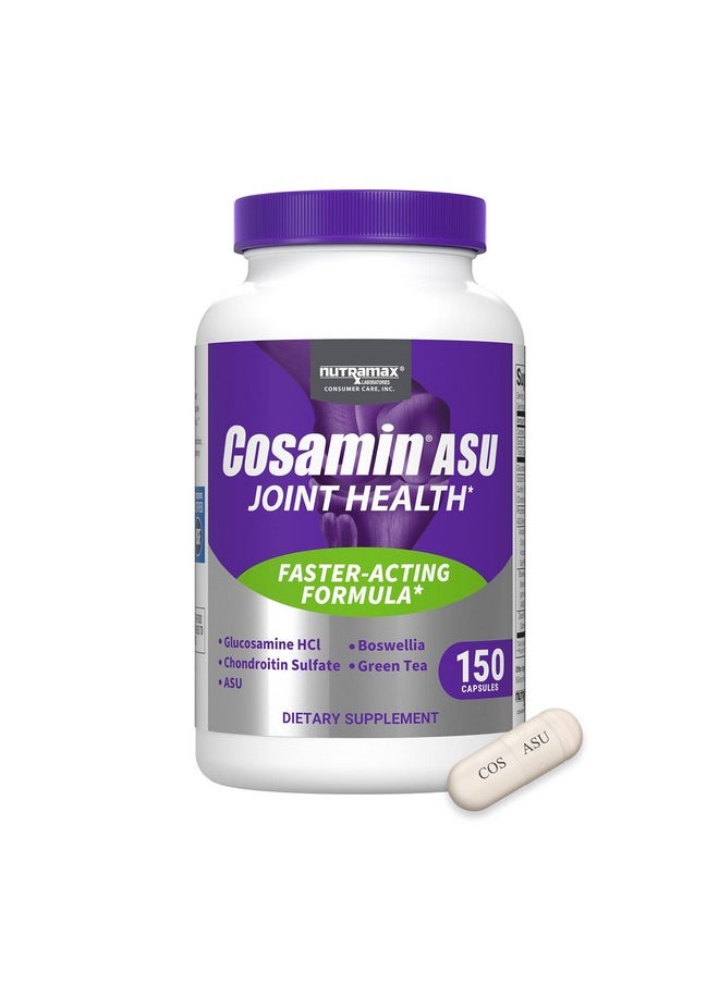 Nutramax Laboratories Nutramax Cosamin® ASU Joint Health Supplement with Glucosamine, Chondroitin & ASU for Men’s & Women's Joint Health, 150 Capsules  - Image 1