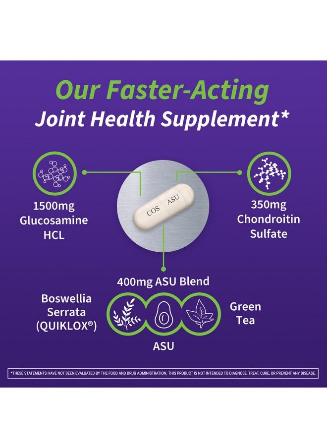 Nutramax Laboratories Nutramax Cosamin® ASU Joint Health Supplement with Glucosamine, Chondroitin & ASU for Men’s & Women's Joint Health, 150 Capsules  - Image 4