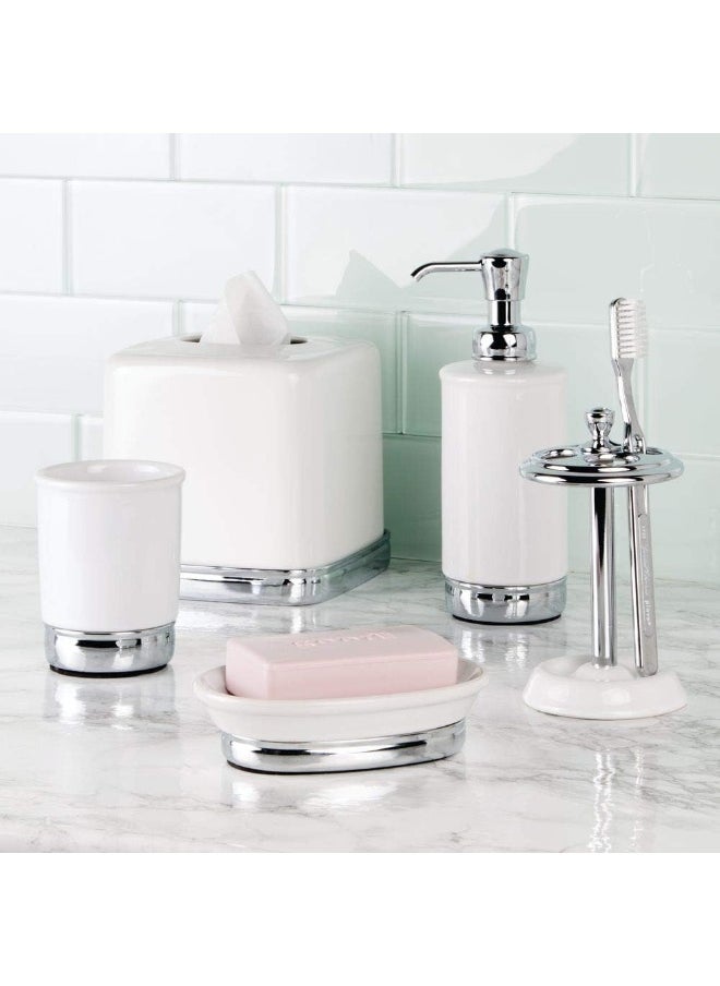 InterDesign - iDesign York Facial Tissue Box Cover for Bathroom and Vanity Countertops - Image 1