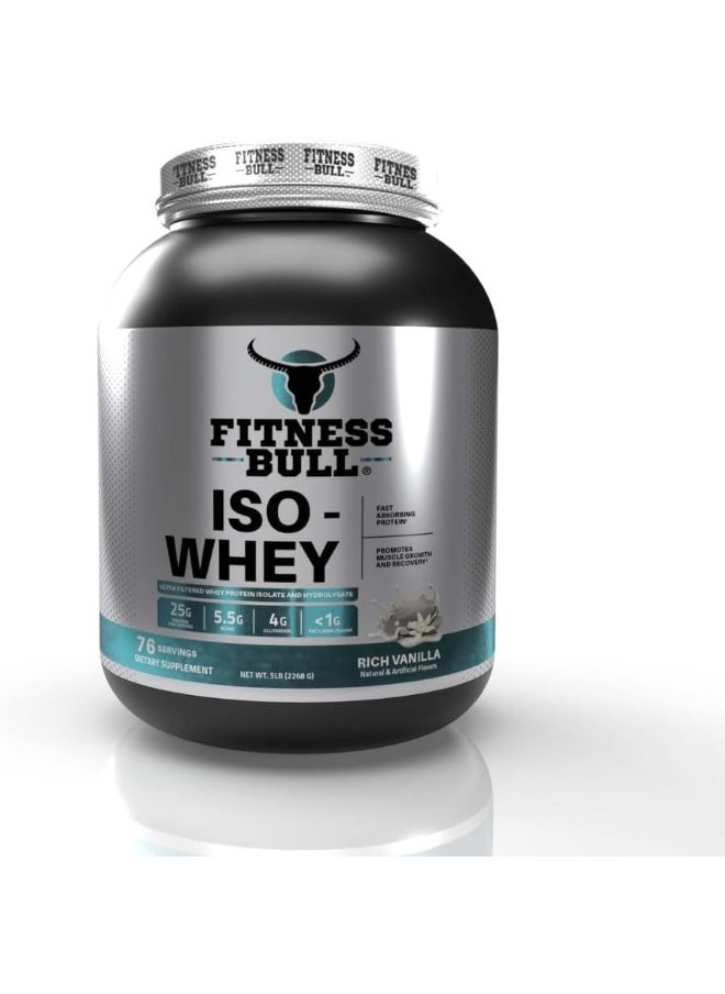 FITNESS BULL Iso Whey Protein Powder 