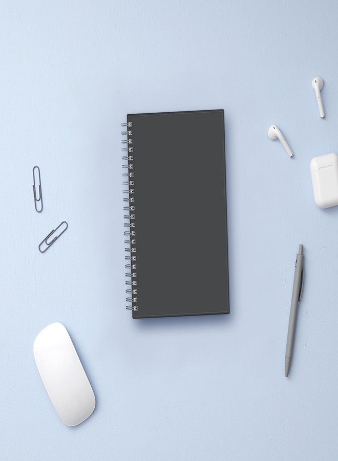 Blue Sky Notes Professional Notebook, Flexible Cover, Twin-Wire Binding, 8.5" x 11", Gray Premium Notebook - Image 2
