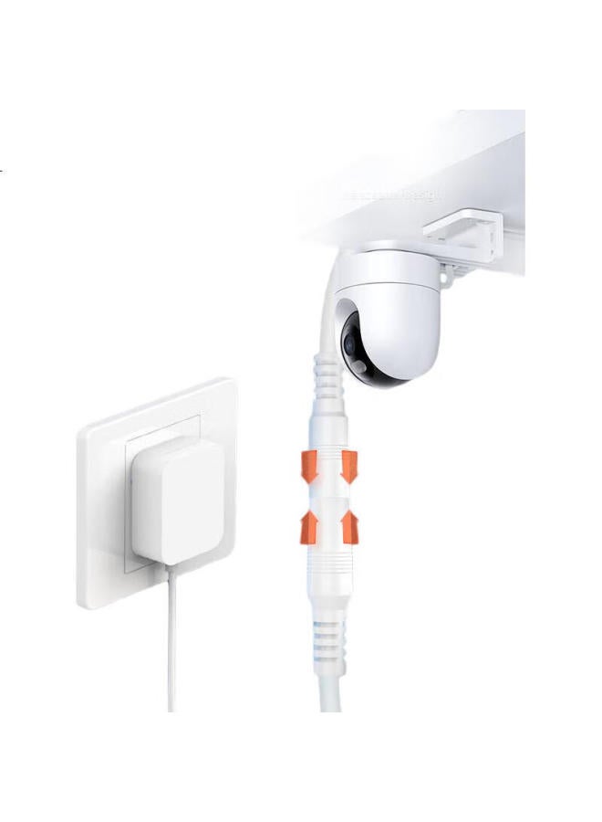 Win Potential Winqian Suitable For Xiaomi Camera Power Extension Cable, 10 Meters, Cw300/400/500/700/360, Yingshi H9C/Tplink, Indoor And Outdoor Camera Surveillance, Dc Power Cord - Image 1