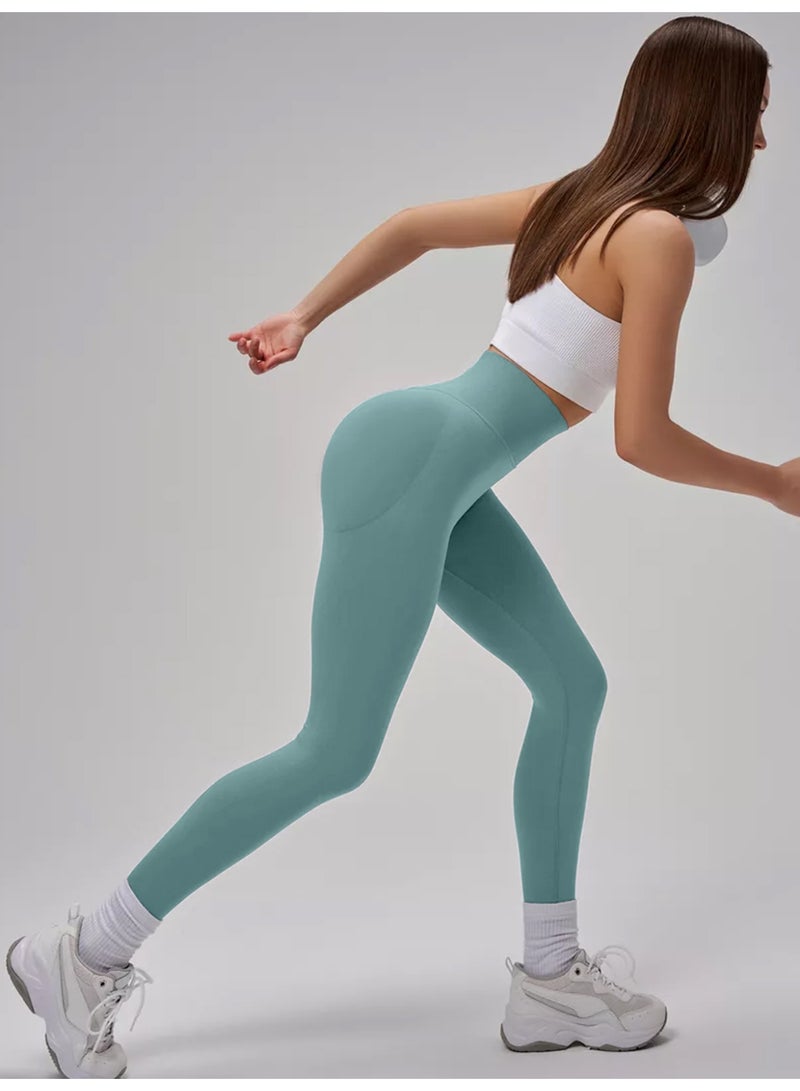 عام عالية الخصر الرياضة طماق النساء رفع لباس ضيق للجيم اليوغا السراويل تشغيل اللياقة البدنية تجريب يغطي الرجل - Image 5