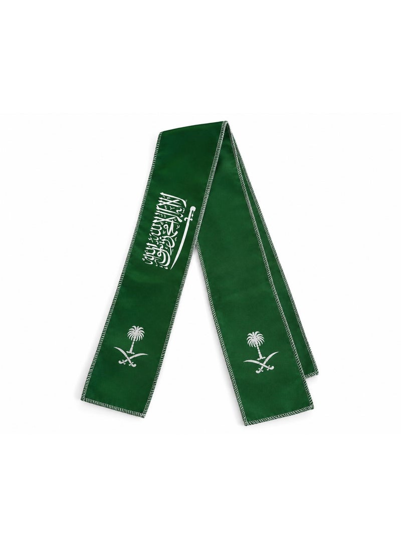 Saudi Arabia Celebration Scarf/Shawl – Pack of 5 | 180 × 11 cm | Saudi National Day Scarf - Image 1