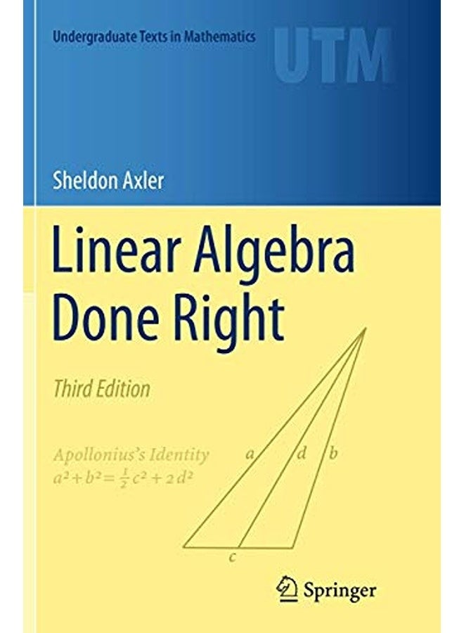 Linear Algebra Done Right 
