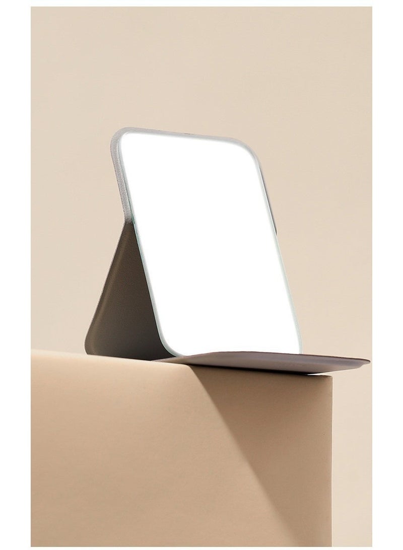 NAME Pocket Mirror, Portable Folding Compact Makeup Mirror for Quick Touch-ups on the Go (White) - Image 2