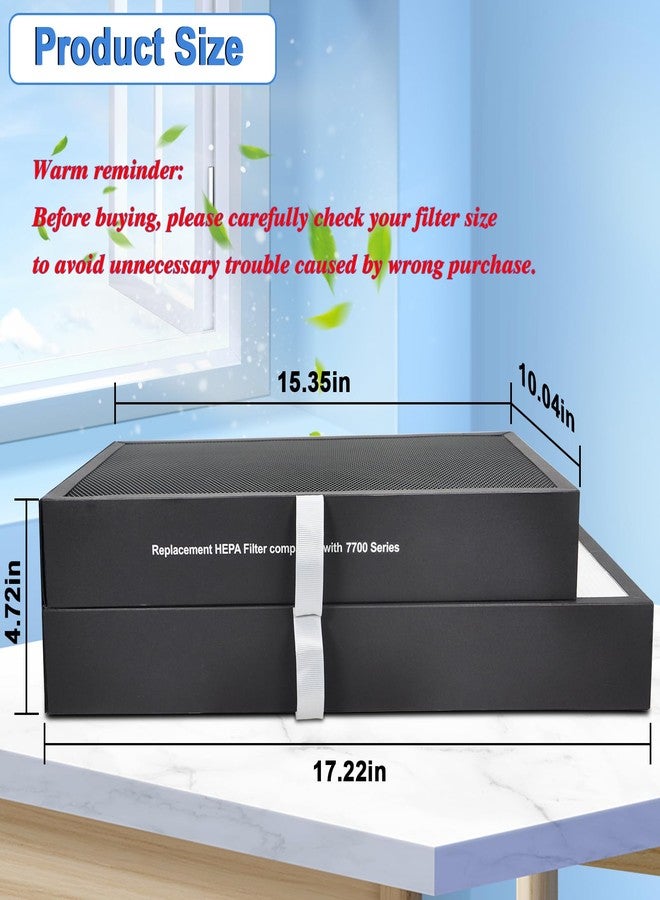 REEPLAR 7700 Smart Filter Replacement Compatible with Blueair protect 7770i and 7710i Air Purifiers, Filters Airborne Pollen, Dust, Pet Dander, Cooking Odors etc. - Image 3