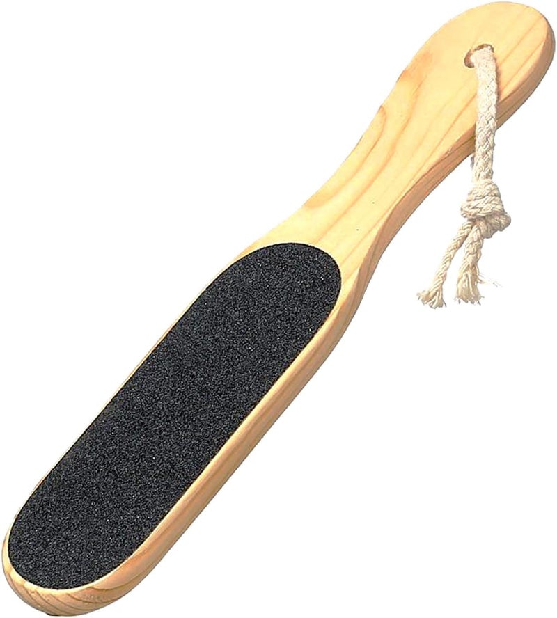 Wood Foot File Double Sided Callus Remover Pedicure Foot Rasp for Wet and Dry Foot Care Dead Skin Removing (Random Color) - Image 1