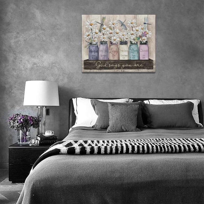 remzoke God Says You Are Canvas Wall Art - Image 5