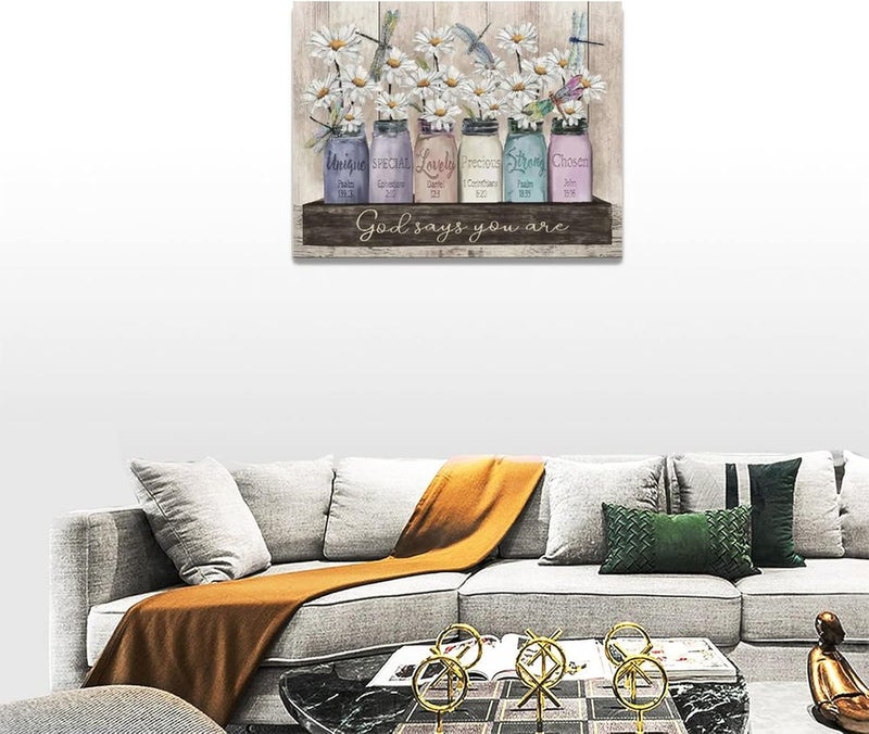 remzoke God Says You Are Canvas Wall Art - Image 3