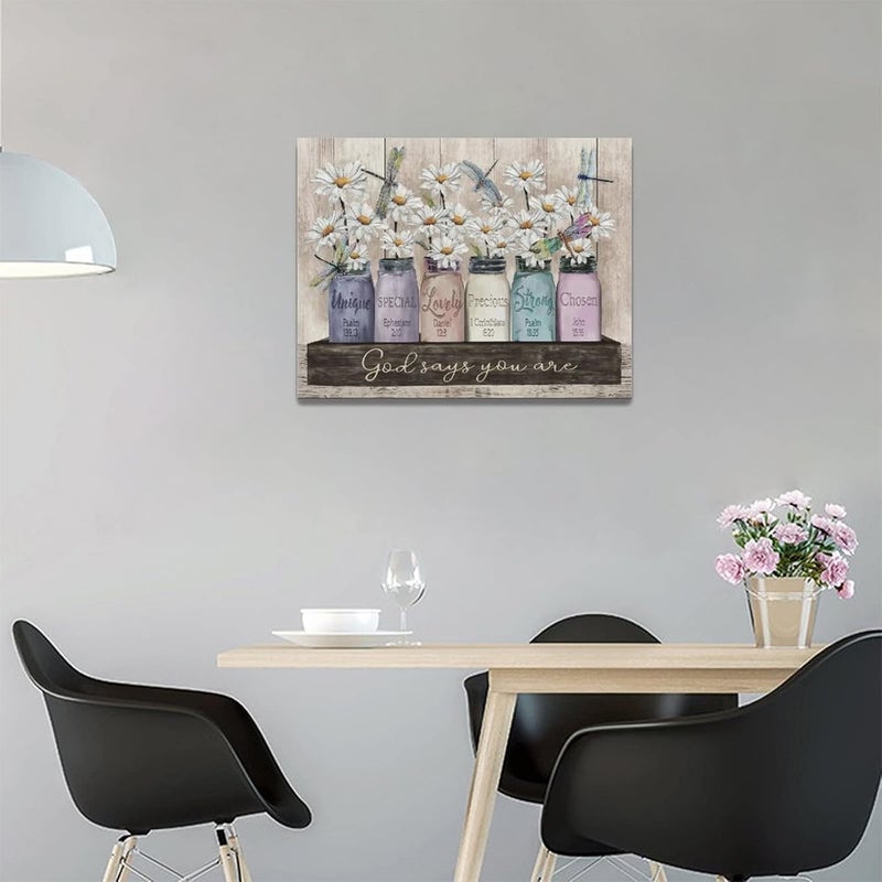 remzoke God Says You Are Canvas Wall Art - Image 2
