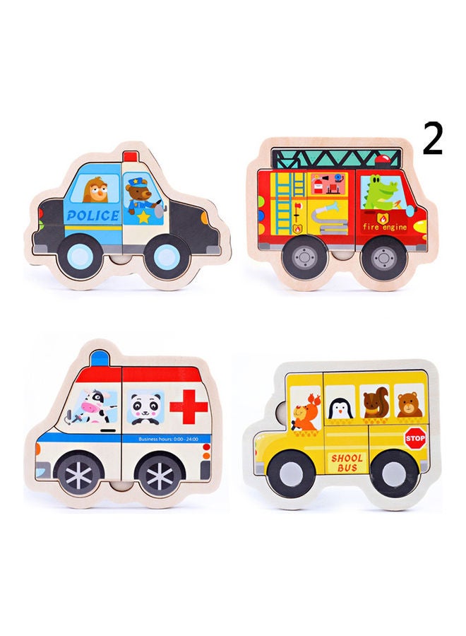 NIBEMINENT 4-Piece Wooden Puzzle Set - Image 1