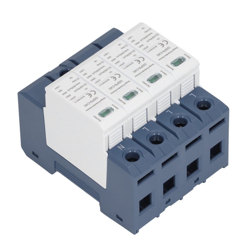 GEYA AC Surge Protector: 275VAC 40kA Max Discharge Current - Fast Discharge Dual Thermal Break Protection Surge Protective Device for Low Voltage AC Power Line Systems - Image 3