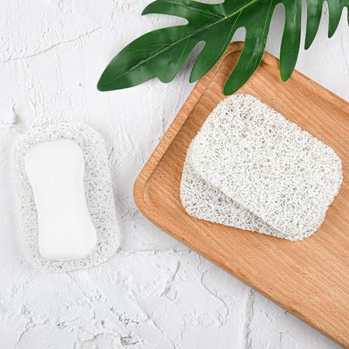 Yadream 4PCS White Clear Soap Holder Pad,BPA-Free Soap Lifting Pad for Bar Soap,Easy to Clean Soap Savers Pads Suitable for Shower Kitchen Bathroom Bathroom Travel Hotel Cleaning Product - Image 2