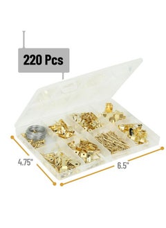 Mr. Pen Picture Hanging Kit, 220Pc, Picture Hangers, Nails For Hanging Pictures, Wall Hangers, Picture Hanging, Picture Hanging Hooks, Frame Hanging Hardware, Picture Hooks, Wall Hanging Kit  - Image 2