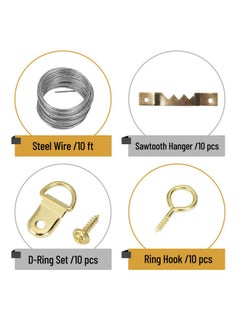 Mr. Pen Picture Hanging Kit, 220Pc, Picture Hangers, Nails For Hanging Pictures, Wall Hangers, Picture Hanging, Picture Hanging Hooks, Frame Hanging Hardware, Picture Hooks, Wall Hanging Kit  - Image 4