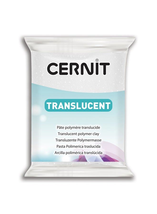 CERNIT Transparant Clay 56g, Amber, 7 x 5.5 x 1.5 cm - Image 1