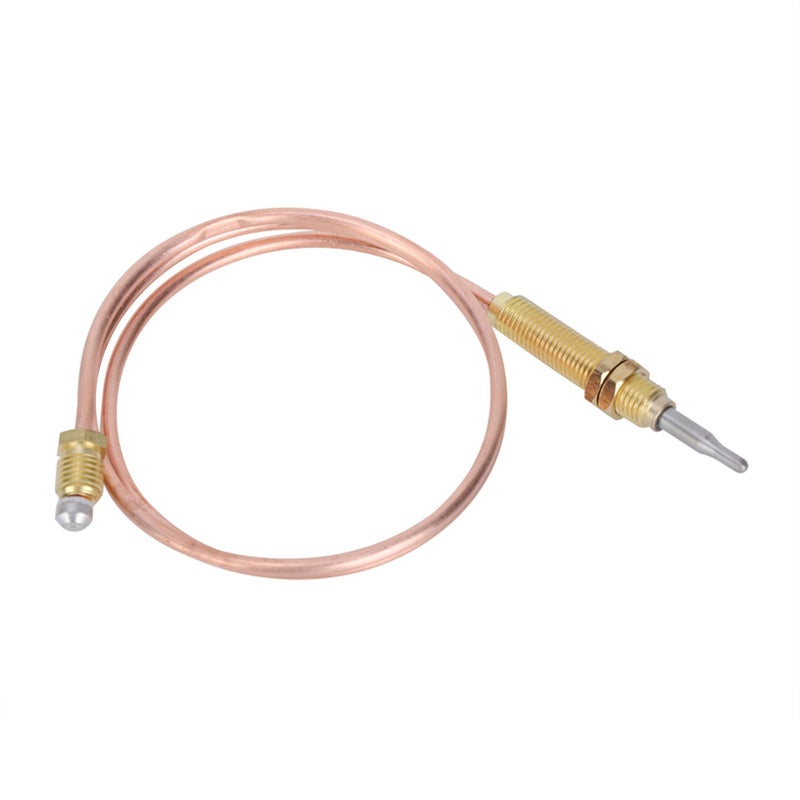 M8 Thread Heating Gas Burner Thermocouple Probe 600mm for Fireplace BBQ Grill Accessories - Image 1