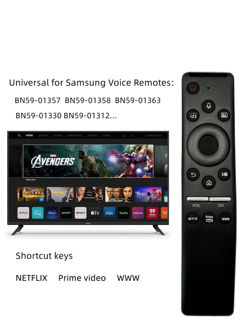 ELTRAZONE BN59-01312F Universal Voice Remote Control for Samsung QLED 4K 8K UHD HDR Smart TVs - Compatible with All Samsung Models - Includes Battery - Image 5