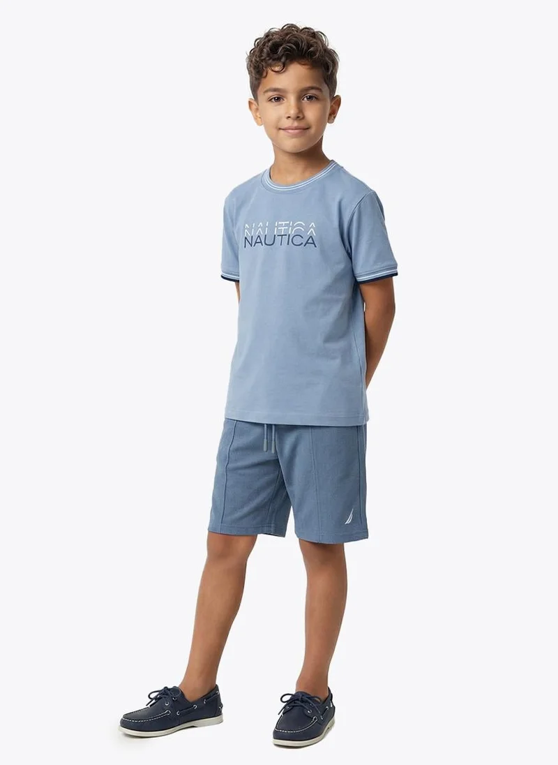 NAUTICA  Boys Crew Neck T-shirt for Kids | Best Price UAE