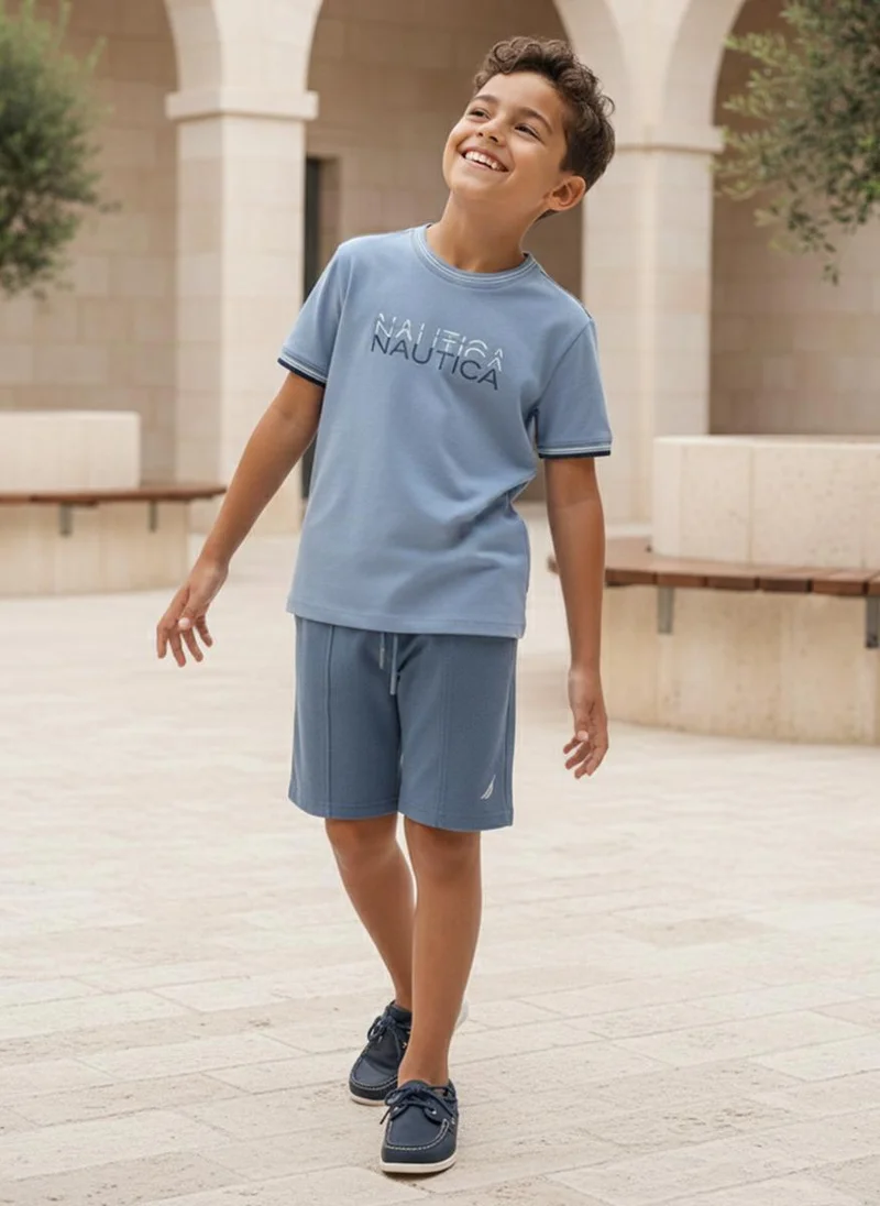 NAUTICA  Boys Crew Neck T-shirt for Kids | Best Price UAE