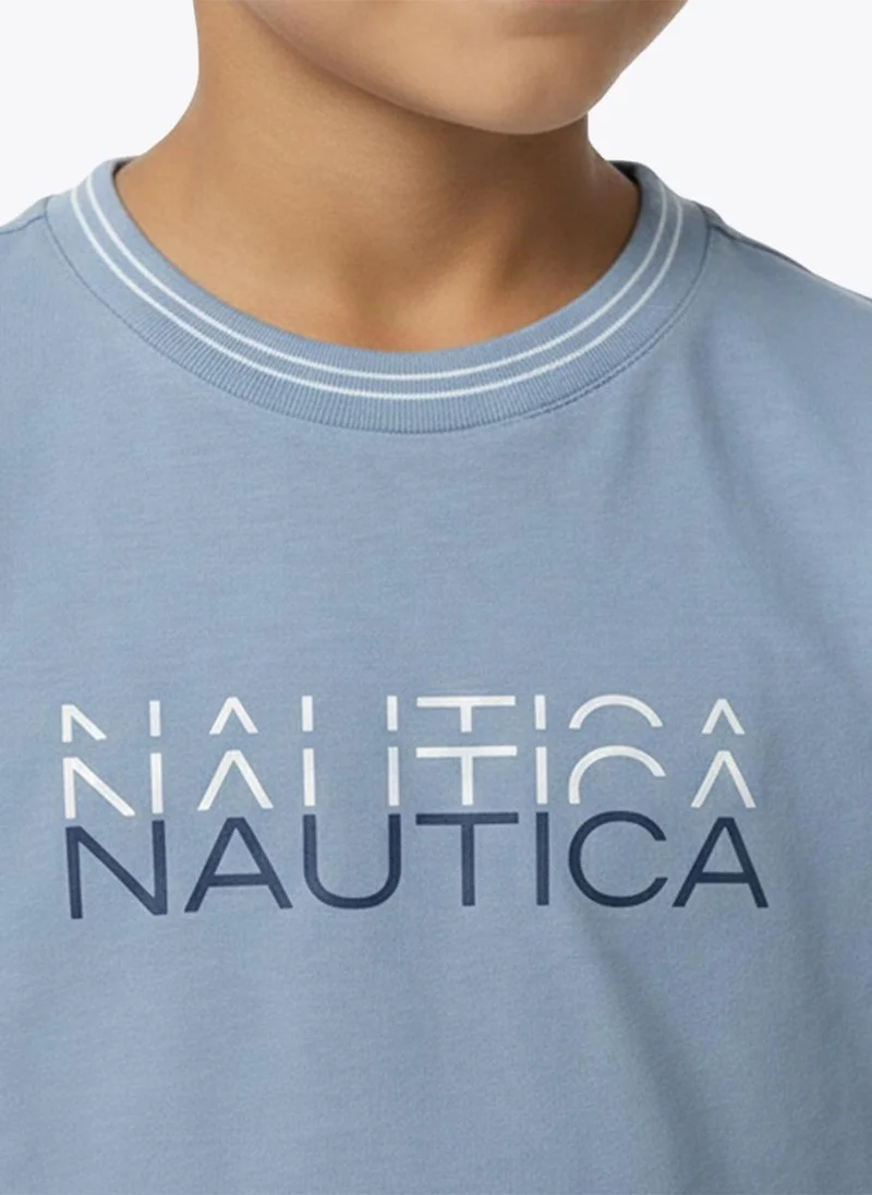 NAUTICA  Boys Crew Neck T-shirt for Kids | Best Price UAE