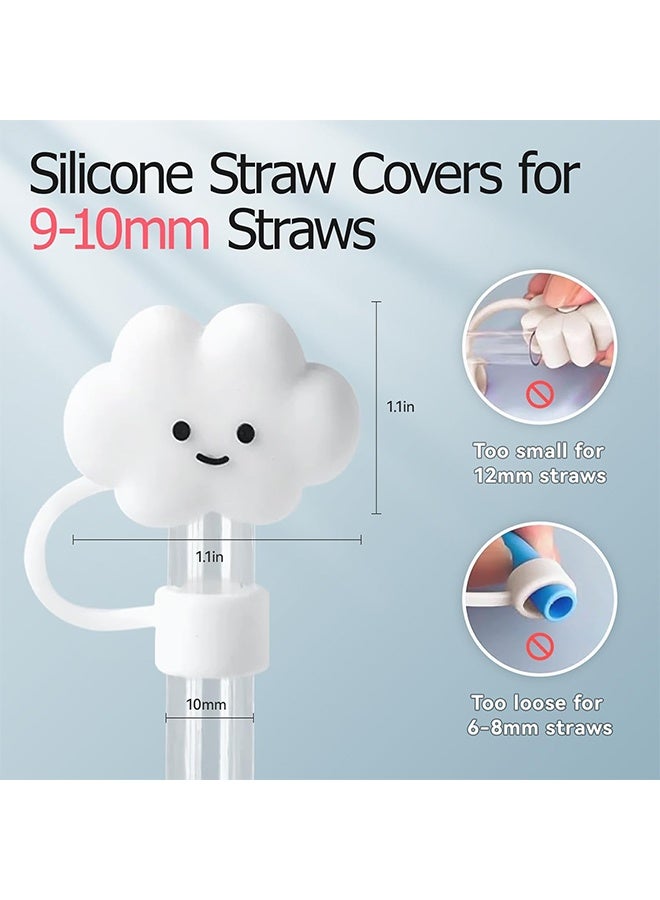 10Pcs Reusable Stanley Straw Cover Silicone Straw Topper Straw Covers Cap for Stanley Cup 30&40oz with Tumblers 10mm 0.4in Stanley Lid Accessories Simple Stanley Cup Straw Topper - Image 5
