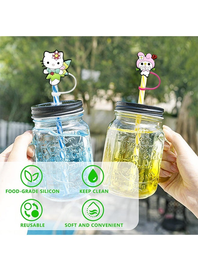 10Pcs Reusable Stanley Straw Cover Silicone Straw Topper Straw Covers Cap for Stanley Cup 30&40oz with Tumblers 10mm 0.4in Stanley Lid Accessories Simple Stanley Cup Straw Topper - Image 3