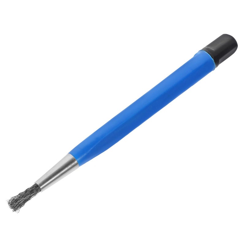 Blue Fiberglass Scratch Wire Brush Pen for Watch Circuit Board and Automotive Cleaning Tool - Image 2