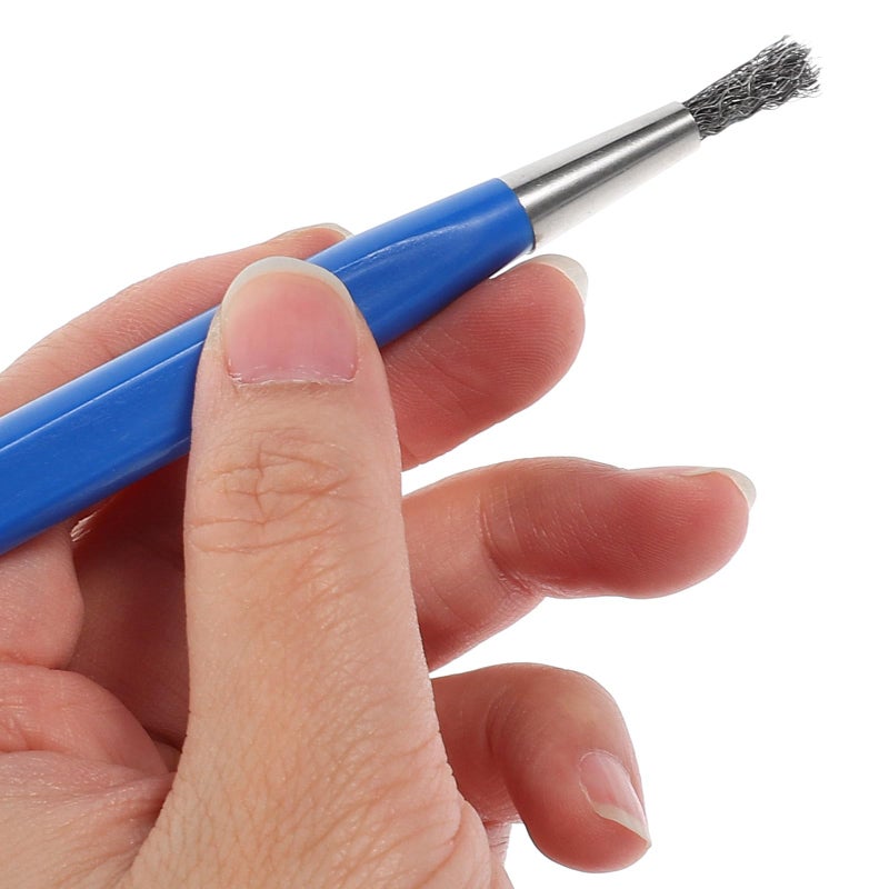 Blue Fiberglass Scratch Wire Brush Pen for Watch Circuit Board and Automotive Cleaning Tool - Image 4