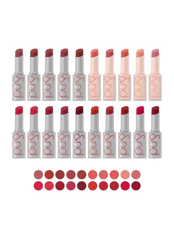 rom&nd - Zero Matte Lipstick 3g, 20 RED DIVE, Intense Color, Highly Pigmented, Last All Day, Weightless, Smooth Velvet Texture, Matte Finish, Without Drying or Flaking - Image 1