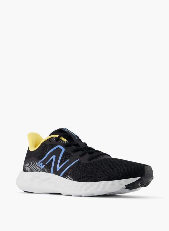 New Balance Men's Logo Detail Sports Shoes with Lace-Up Closure - 411