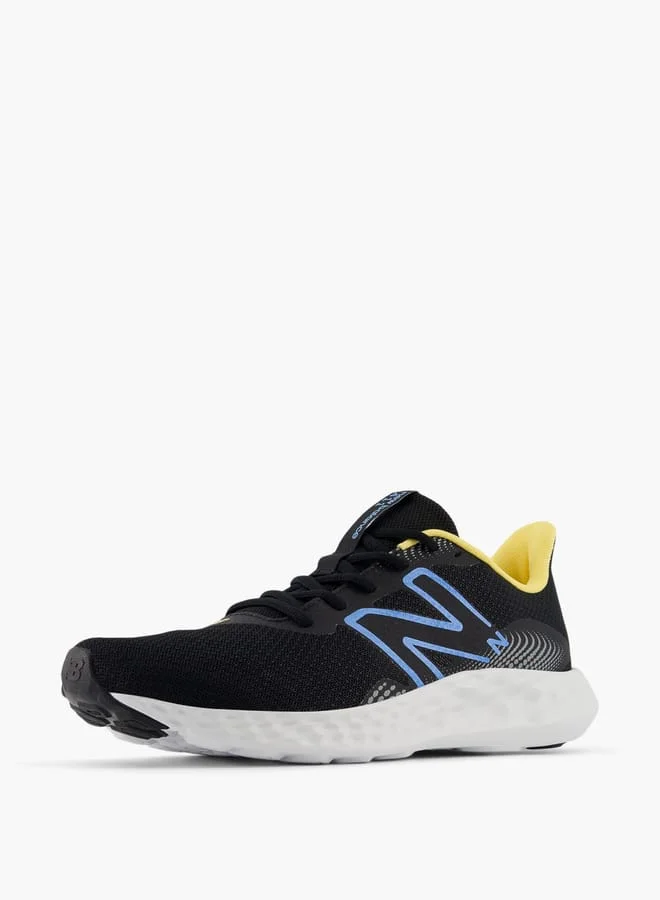New Balance Men's Logo Detail Sports Shoes with Lace-Up Closure - 411