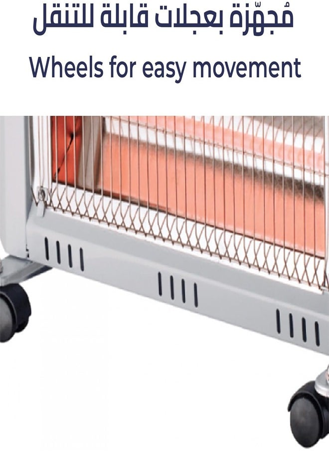 Cady One - 1800W electric heater heats a wide area and provides overheat protection with temperature control - Image 1