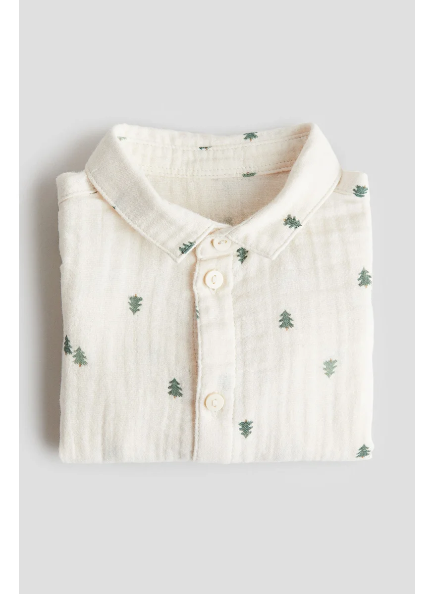 H&M Cotton Muslin Shirt