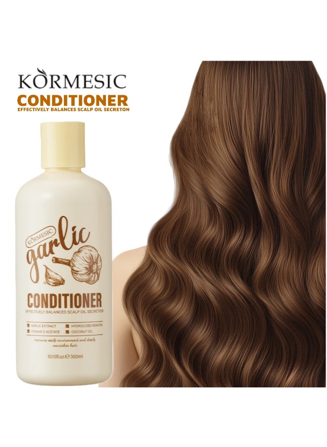 KORMESIC Strengthening u0026 Smoothing Conditioner 300ml | Deeply Repairs, Improves Frizz, Strengthens Hair Resilience - Image 1