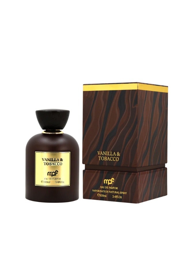 mpf Vanilla & Tobacco Eau de Parfum 100ml | Premium Fragrance for Men and Women - Image 1
