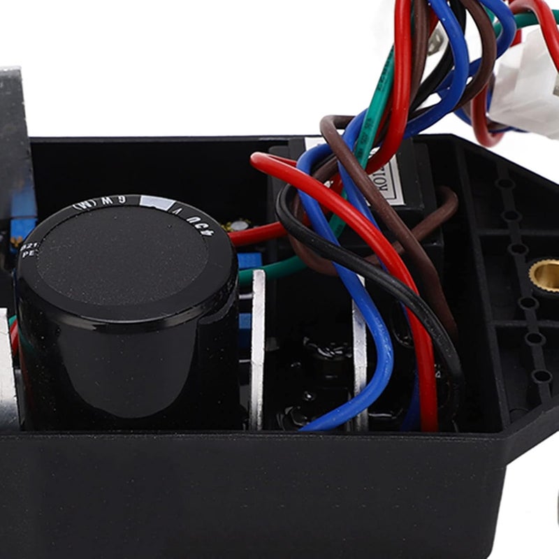 جودة متعددة الاستخدام منظم الجهد التلقائي 8 أسلاك منظم جهد المولد AVR لمولد KIPOR أحادي الطور 15 كيلوواط ABS حماية متعددة مواد مختارة مضادة للتآكل - Image 3